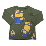 Boys Full Sleeves T-Shirt - Olive Green, Kids, Boys T-Shirts, Chase Value, Chase Value
