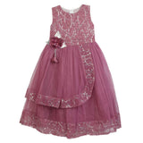 Girls Fancy Frock - Purple, Girls Frocks, Chase Value, Chase Value