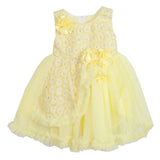 Girls Fancy Frock - Yellow, Girls Frocks, Chase Value, Chase Value