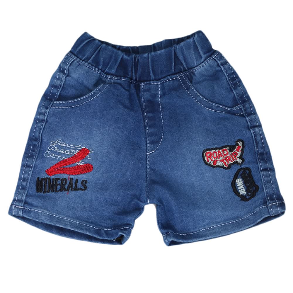 Newborn Boys Denim Short - Light Blue, Kids, Newborn Boys Shorts And Pants, Chase Value, Chase Value