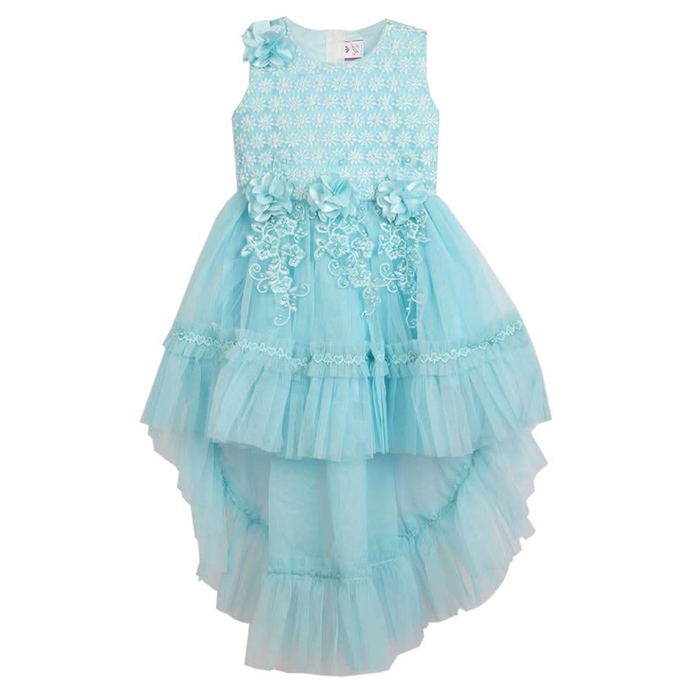 Girls Fancy Frock - Light Blue, Girls Frocks, Chase Value, Chase Value