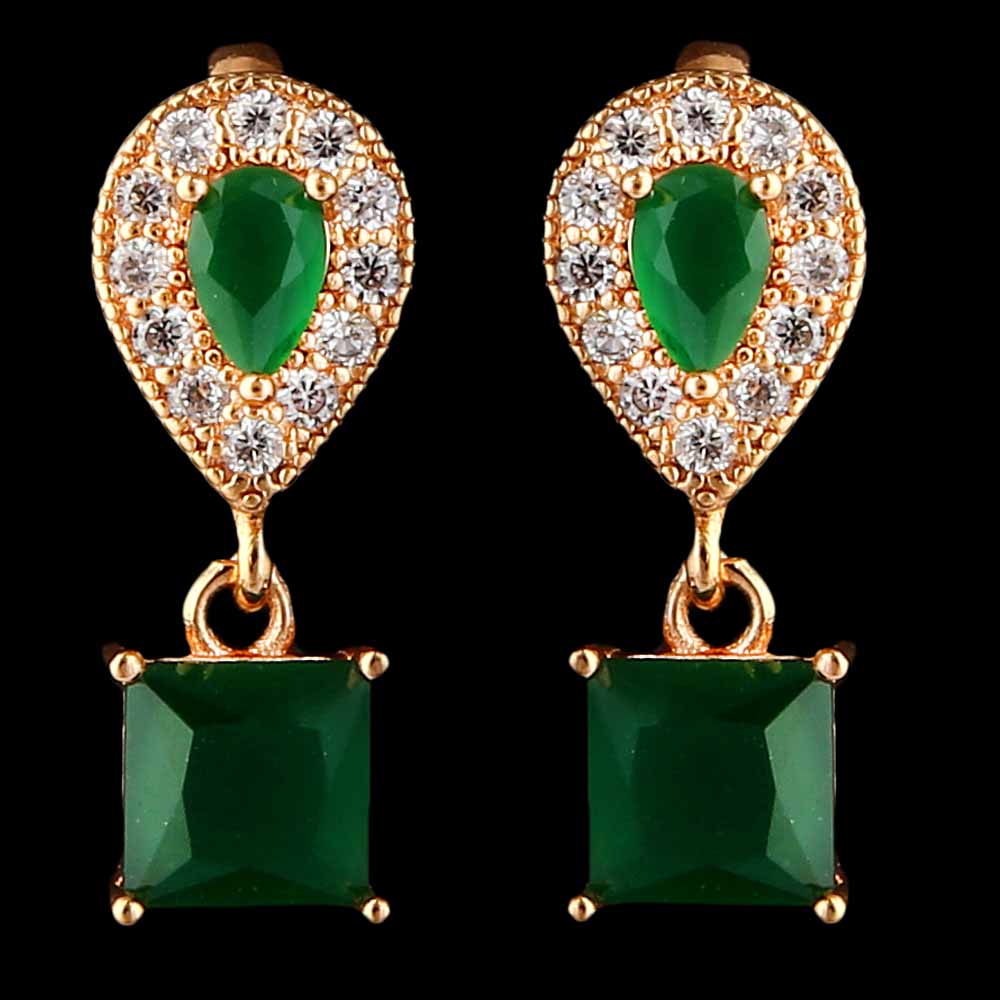 Women's Earring - Green, Women, Earrings & Tops, Chase Value, Chase Value