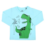 Boys Full Sleeves Jersey T-Shirt - Light Blue, Kids, Boys T-Shirts, Chase Value, Chase Value