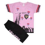 Boys Half Sleeves Suit - Light Purple, Kids, Boys Sets And Suits, Chase Value, Chase Value