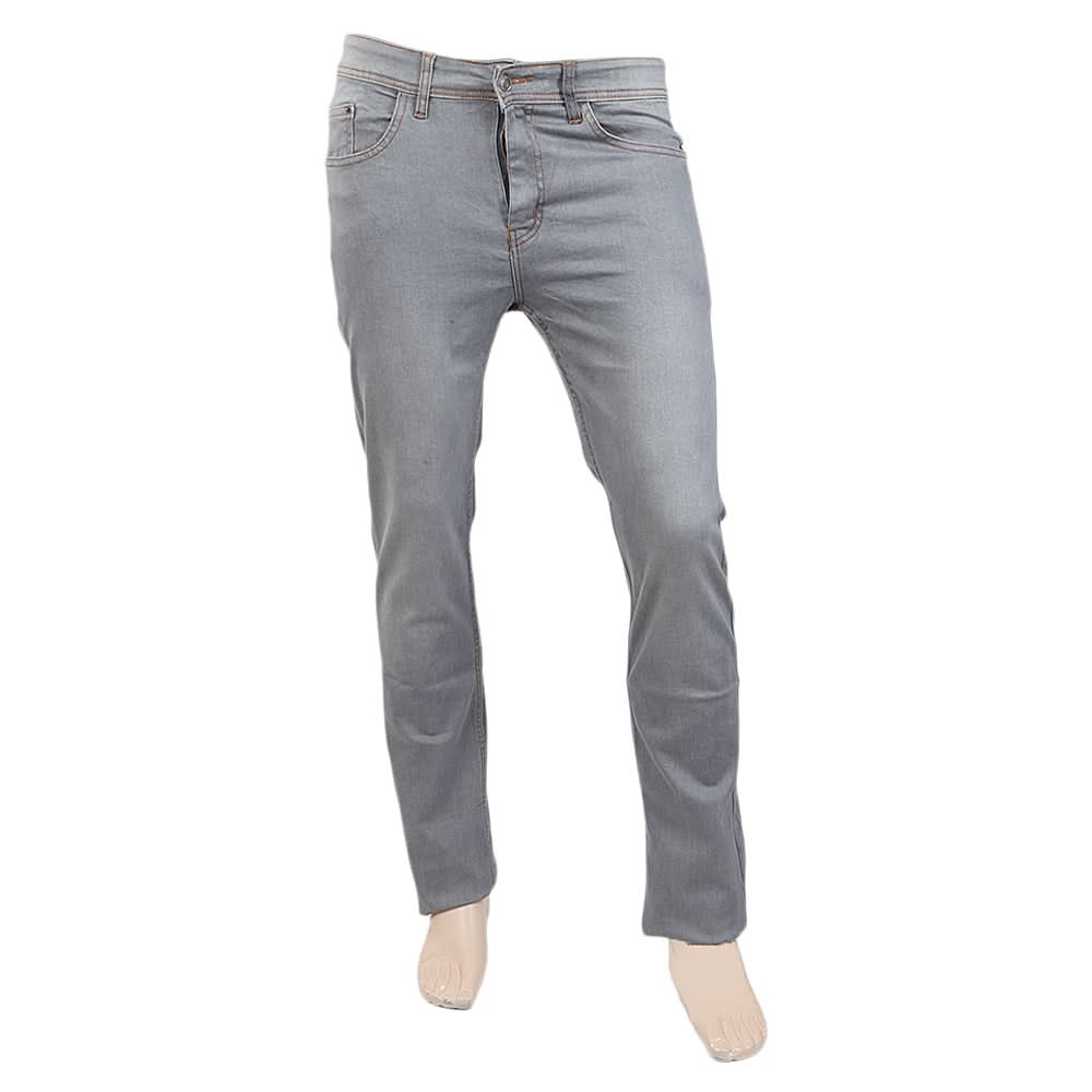 Men’s Denim Pant - Mid Grey, Men, Casual Pants And Jeans, Chase Value, Chase Value
