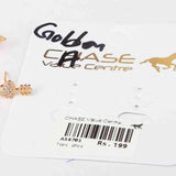 Women's Ear Tops 2 Pcs - Golden, Women, Earrings & Tops, Chase Value, Chase Value