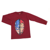 Boys Full Sleeves T-Shirt - Maroon, Kids, Boys T-Shirts, Chase Value, Chase Value
