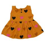 Newborn Girls Frock - Mustard, Kids, Newborn Girls Frocks, Chase Value, Chase Value