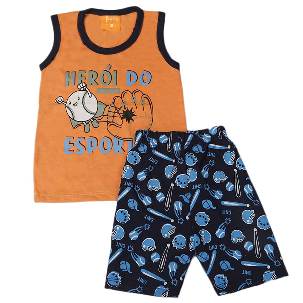 Boys Sando Suit - Peach, Kids, Boys Sets And Suits, Chase Value, Chase Value