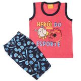 Boys Sando Suit - Pink, Kids, Boys Sets And Suits, Chase Value, Chase Value