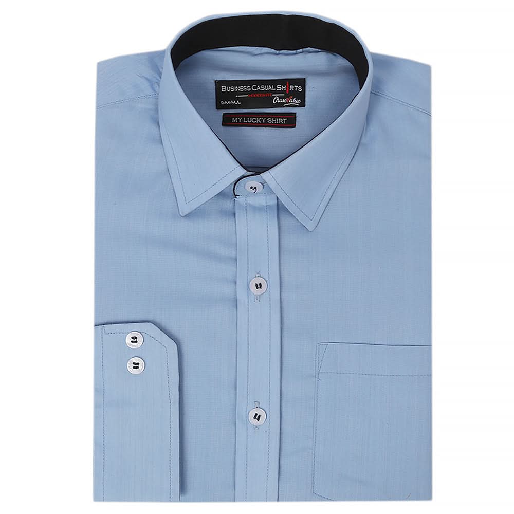 Men's Business Casual Shirt - Blue, Men, Shirts, Chase Value, Chase Value