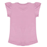 Girls Half Sleeves T-Shirt - Purple, Girls T-Shirts, Chase Value, Chase Value
