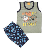 Boys Sando Suit - Light Green, Boys Sets & Suits, Chase Value, Chase Value
