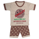 Boys Half Sleeves Suit - Fawn, Kids, Boys Sets And Suits, Chase Value, Chase Value