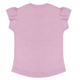 Girls Half Sleeves T-Shirt - Purple, Girls T-Shirts, Chase Value, Chase Value