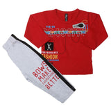 Boys Full Sleeves Suit - Red, Kids, Boys Sets And Suits, Chase Value, Chase Value