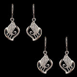 Women's Earrings 2 Pcs - Silver, Women, Earrings & Tops, Chase Value, Chase Value