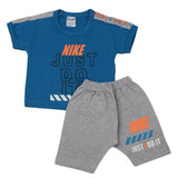 Newborn Boys Half Sleeves Suit - Royal Blue, Kids, Newborn Boys Sets And Suits, Chase Value, Chase Value