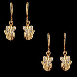 Women's Earrings 2 Pcs - Golden, Women, Earrings & Tops, Chase Value, Chase Value