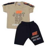 Newborn Boys Half Sleeves Suit - Fawn, Kids, Newborn Boys Sets And Suits, Chase Value, Chase Value