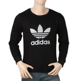 Men's Full Sleeves Printed T-Shirt - Black, Men, T-Shirts And Polos, Chase Value, Chase Value