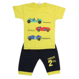 Boys Half Sleeves Suit - Lemon, Kids, Boys Sets And Suits, Chase Value, Chase Value