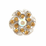 Women's Fancy Brooch - Golden, Women, Scarf Pins & Brooches, Chase Value, Chase Value
