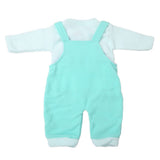 Newborn Boys Full Sleeves Romper - Cyan, Kids, NB Boys Rompers, Chase Value, Chase Value