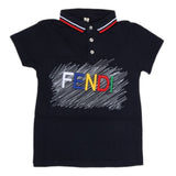 Boys Half Sleeves Polo T-Shirt - Navy Blue, Kids, Boys T-Shirts, Chase Value, Chase Value
