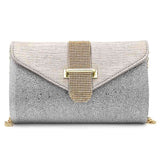 Women's Bridal Clutch 6877 - Silver, Women, Clutches, Chase Value, Chase Value