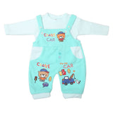 Newborn Boys Full Sleeves Romper - Cyan, Kids, NB Boys Rompers, Chase Value, Chase Value