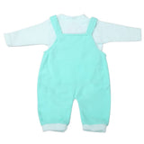 Newborn Boys Full Sleeves Romper - Cyan, Kids, NB Boys Rompers, Chase Value, Chase Value