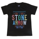 Boys Half Sleeves T-Shirt 3980 - Black, Kids, Boys T-Shirts, Chase Value, Chase Value
