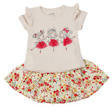 Newborn Girls Half Sleeves Suit - Fawn, Newborn Girls Sets & Suits, Chase Value, Chase Value