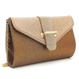 Women's Bridal Clutch 6877 - Coffee, Women, Clutches, Chase Value, Chase Value