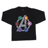 Boys Full Sleeves T-Shirt - Black, Kids, Boys T-Shirts, Chase Value, Chase Value