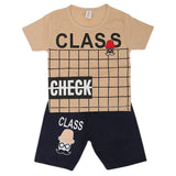 Boys Half Sleeves Short Suit - Brown, Kids, Boys Sets And Suits, Chase Value, Chase Value
