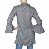 Women's Embroidered Western Top - Dark Grey, Women, T-Shirts And Tops, Chase Value, Chase Value
