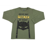 Boys Full Sleeves T-Shirt - Olive Green, Kids, Boys T-Shirts, Chase Value, Chase Value