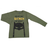 Boys Full Sleeves T-Shirt - Olive Green, Kids, Boys T-Shirts, Chase Value, Chase Value