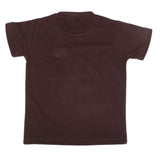 Boys Half Sleeves Jersey T-Shirt - Dark Brown, Kids, Boys T-Shirts, Chase Value, Chase Value