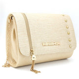 Women's Fancy Clutch 6686 - Golden, Women, Clutches, Chase Value, Chase Value
