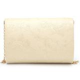 Women's Fancy Clutch 6686 - Golden, Women, Clutches, Chase Value, Chase Value