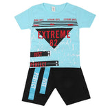 Boys Half Sleeves Short Suit - Blue, Kids, Boys Sets And Suits, Chase Value, Chase Value