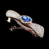 Women's Hair Clip - Silver & Navy Blue, Women, Hair And Head Jewellery, Chase Value, Chase Value