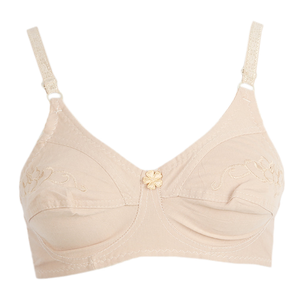 Women's Cotton Bra - Beige, Women, Bras, Chase Value, Chase Value