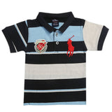 Boys Half Sleeves Polo T-Shirt - Blue, Boys T-Shirts, Chase Value, Chase Value