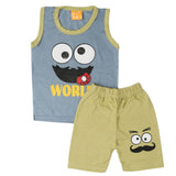 Boys Sando Suit - Steel Blue, Kids, Boys Sets And Suits, Chase Value, Chase Value