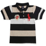 Boys Half Sleeves Polo T-Shirt - Fawn, Boys T-Shirts, Chase Value, Chase Value
