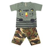 Boys 2 Pcs Suit Half Sleeves - Green, Kids, Boys Sets And Suits, Chase Value, Chase Value
